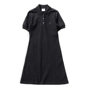 Courrèges [クレージュ] / POLO PIQUE DRESS (BLACK）〔ポロピケドレス〕