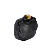 JIL SANDER[ジルサンダー] /  SPHERE CLUTCH POUCH BAG（BLACK）[スフィア クラッチ ポーチ バッグ]