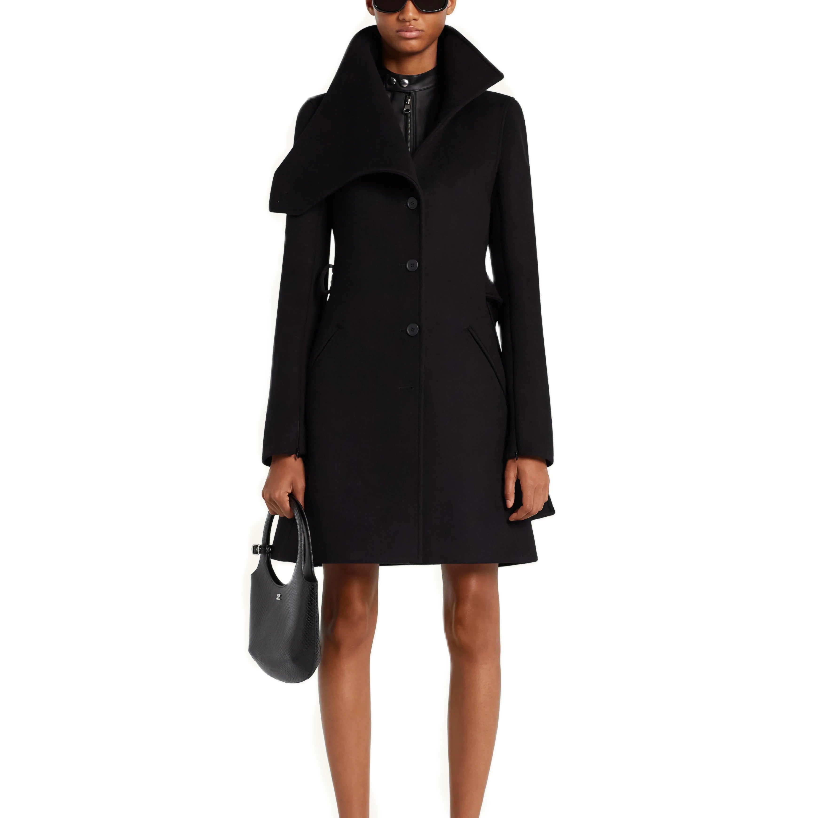 Courrèges [クレージュ] / HERITAGE WOOL COAT (BLACK)〔ヘリテッジウールコート〕