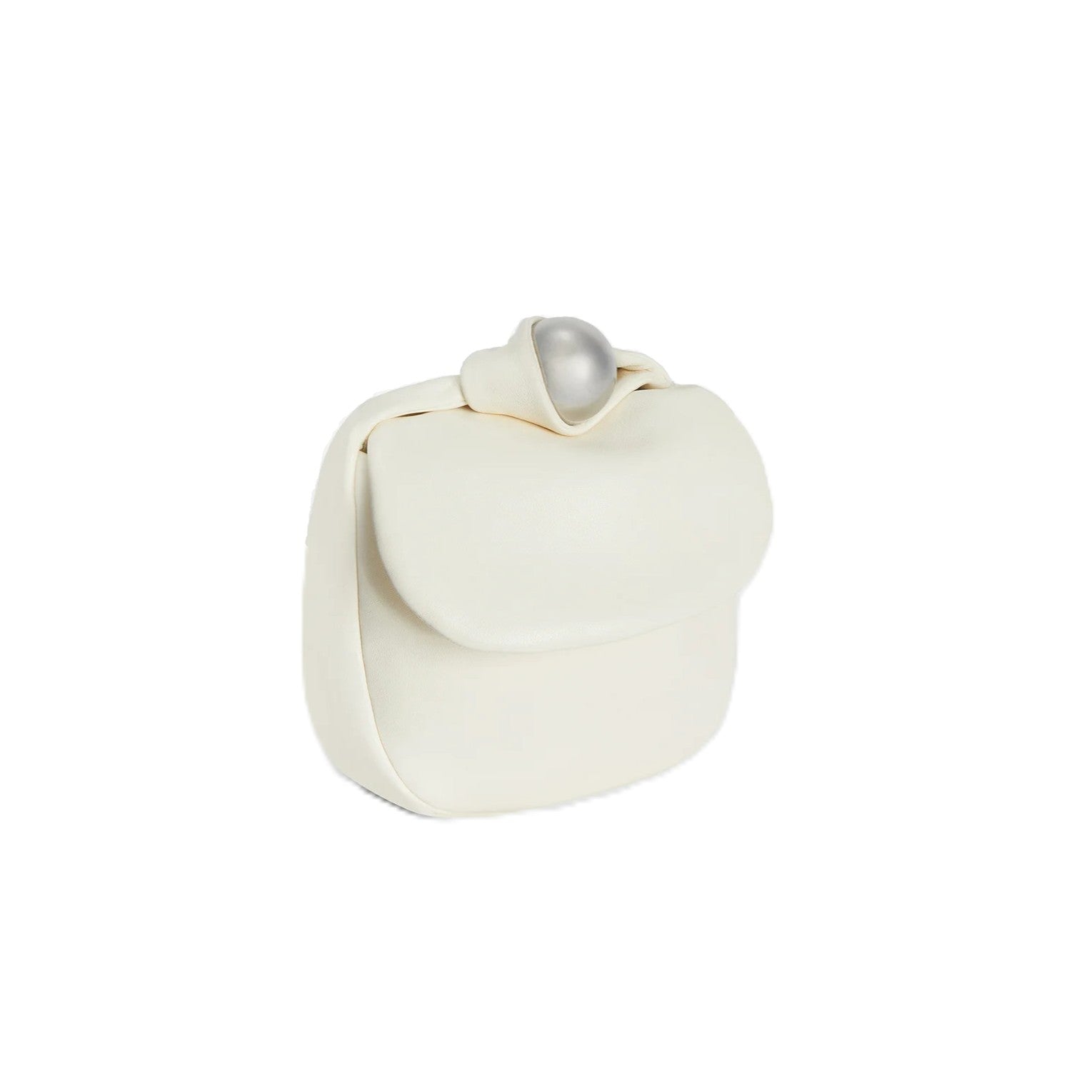 JIL SANDER[ジルサンダー] /  SPHERE CLUTCH POUCH BAG（WHITE）[スフィア クラッチ ポーチ バッグ]