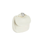 JIL SANDER[ジルサンダー] /  SPHERE CLUTCH POUCH BAG（WHITE）[スフィア クラッチ ポーチ バッグ]