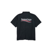BALENCIAGA〔バレンシアガ〕/ LOGO EMBROIDERY POLO SHIRT (BLACK)〔ロゴエンブロイダリーポロシャツ〕