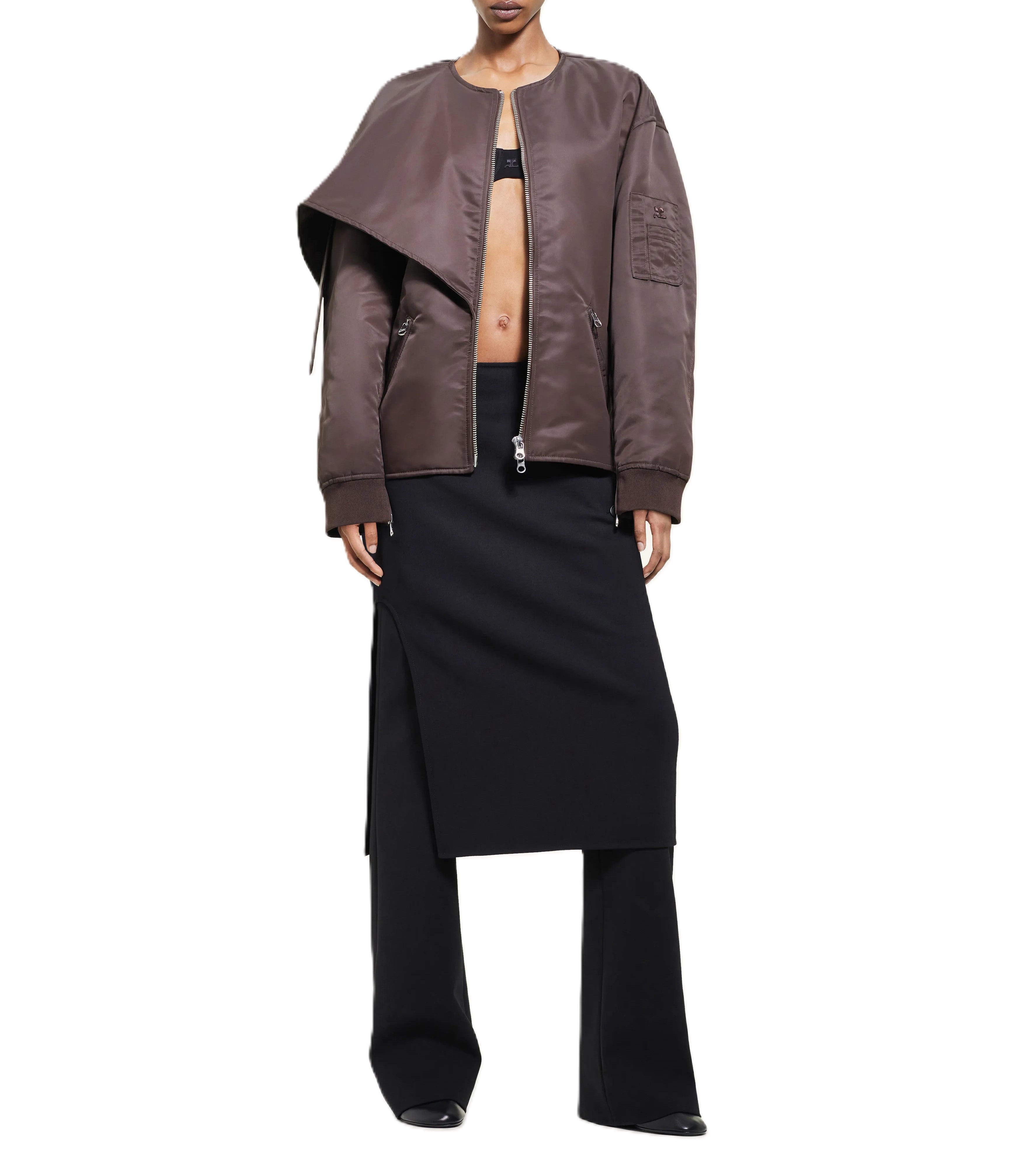 正規品・送料無料】Courrèges / BOW COLLAR BOMBER JACKET | BOLS