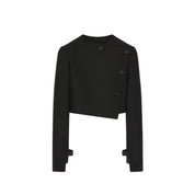 Courrèges [クレージュ] / OBLIQUE TAILORED JACKET (BLACK)〔 オブリークテイラードジャケット〕