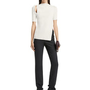Courrèges [クレージュ] /  OBLIQUE BUTTONED TOP (HERITAGE WHITE）〔オブリークボタンドトップ〕