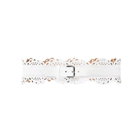 ALAÏA [アライア] / VIENNE WAVE BUSTIER BELT (ヴェンウェーブビスチェベルト) (WHITE) 1