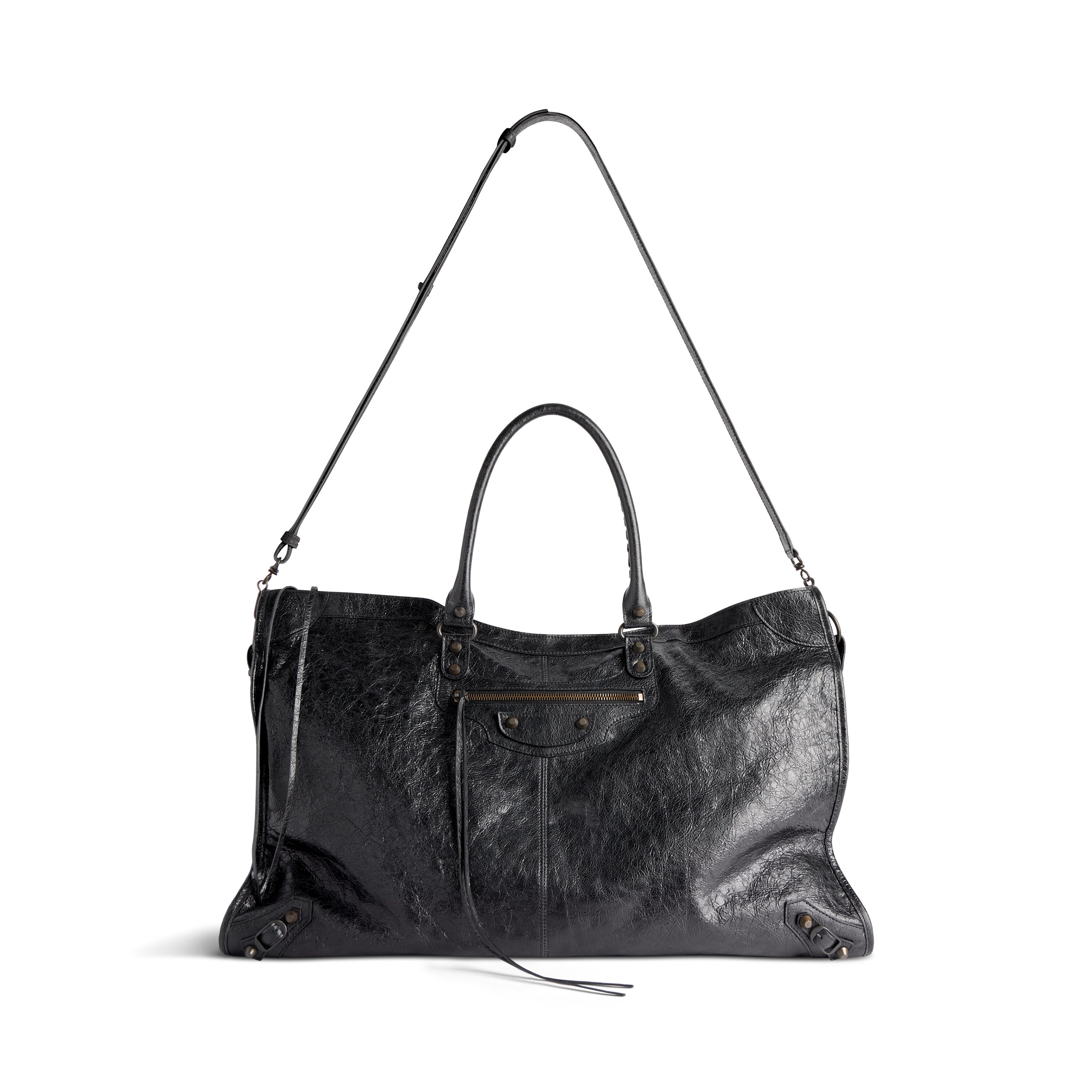 BALENCIAGA[バレンシアガ] /  LE CITY TRAVEL BAG (BLACK)〔 ル シティ トラベル バッグ 〕