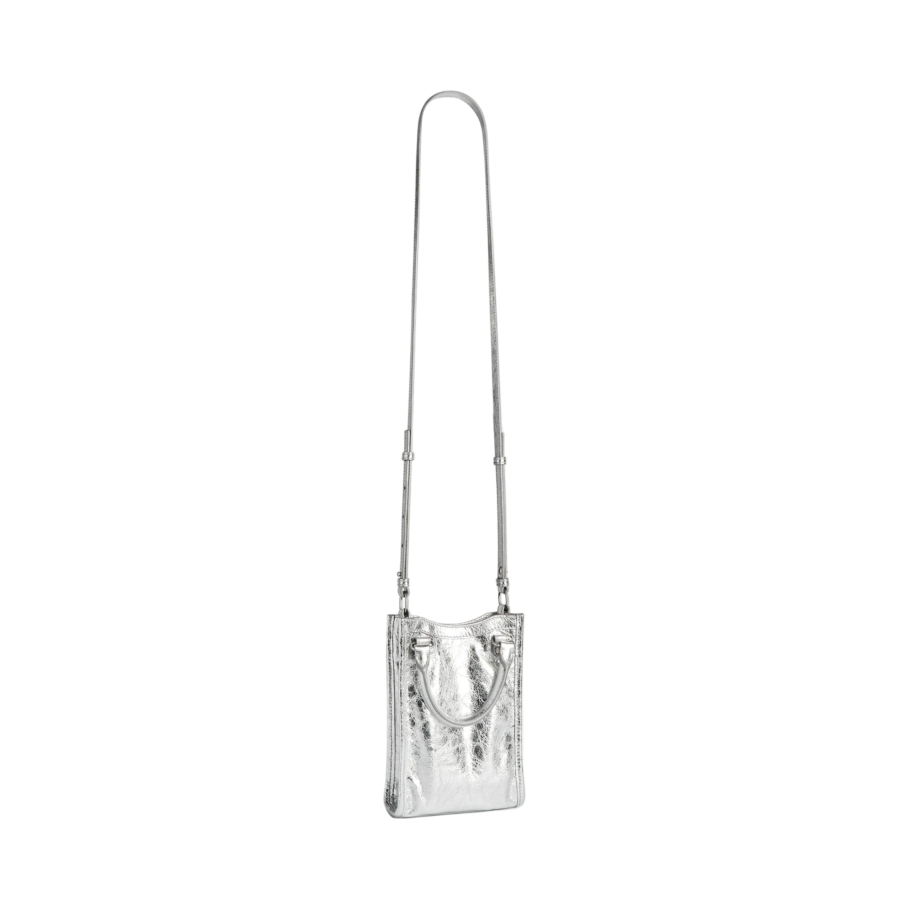 BALENCIAGA [バレンシアガ] / LE CITY TOTE PHONE HOLDER (SILVER) [ル シティ トート フォンホルダー]