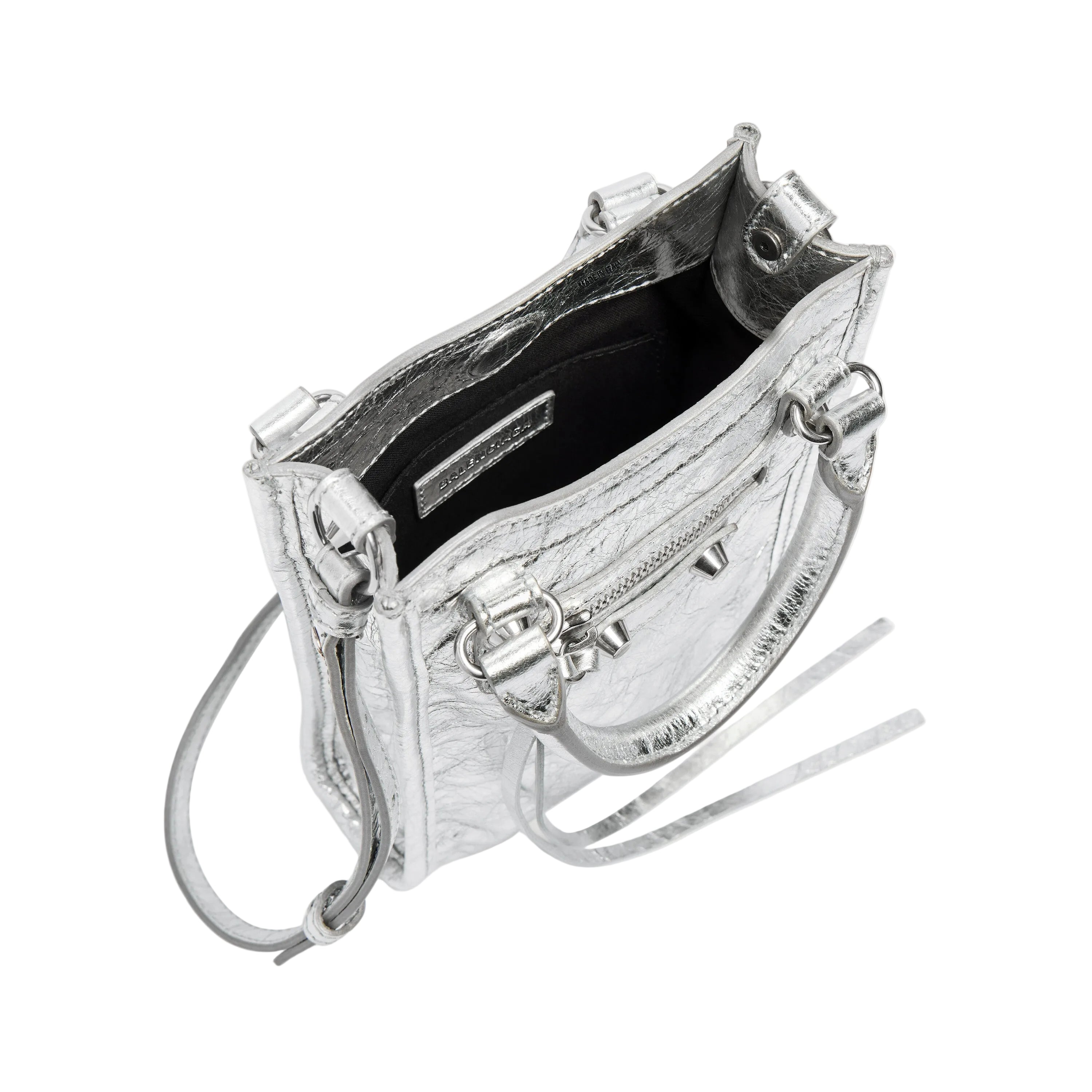 BALENCIAGA [バレンシアガ] / LE CITY TOTE PHONE HOLDER (SILVER) [ル シティ トート フォンホルダー]