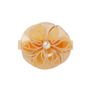 ALEXANDRE DE PARIS [アレクサンドル ドゥ パリ] /FLOWER VALLETTA 6cm (ORANGE) [フラワーバレッタ6cm]