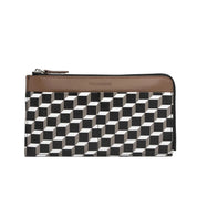 PIERRE HARDY [ピエールアルディ] / PALATINE WALLET (BLACK×WHITE×CAMEL)〔パラタイン ウォレット〕