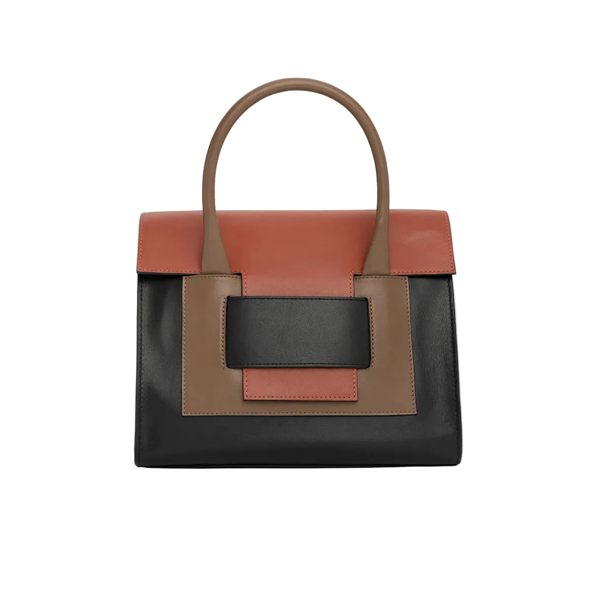 PIERRE HARDY [ピエールアルディ] / 217 HANDBAG (BLACK×CAMEL×RUST)〔217 ハンドバッグ〕