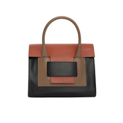 PIERRE HARDY [ピエールアルディ] / 217 HANDBAG (BLACK×CAMEL×RUST)〔217 ハンドバッグ〕