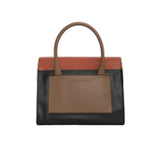 PIERRE HARDY [ピエールアルディ] / 217 HANDBAG (BLACK×CAMEL×RUST)〔217 ハンドバッグ〕