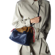 PIERRE HARDY [ピエールアルディ] / TWIN CLUTCH MAXI (CAMEL×NAVY×LUST)〔ツインクラッチマキシ〕