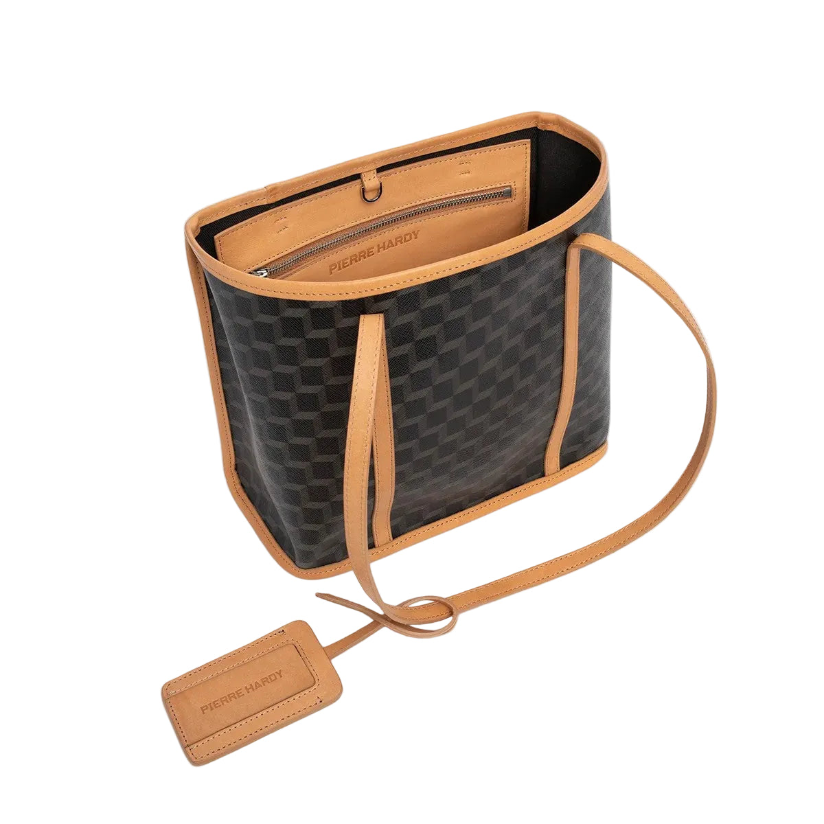 PIERRE HARDY [ピエールアルディ] / CAB TOTE MINI BAG (BLACK×TAN)〔キャブトートミニバッグ〕