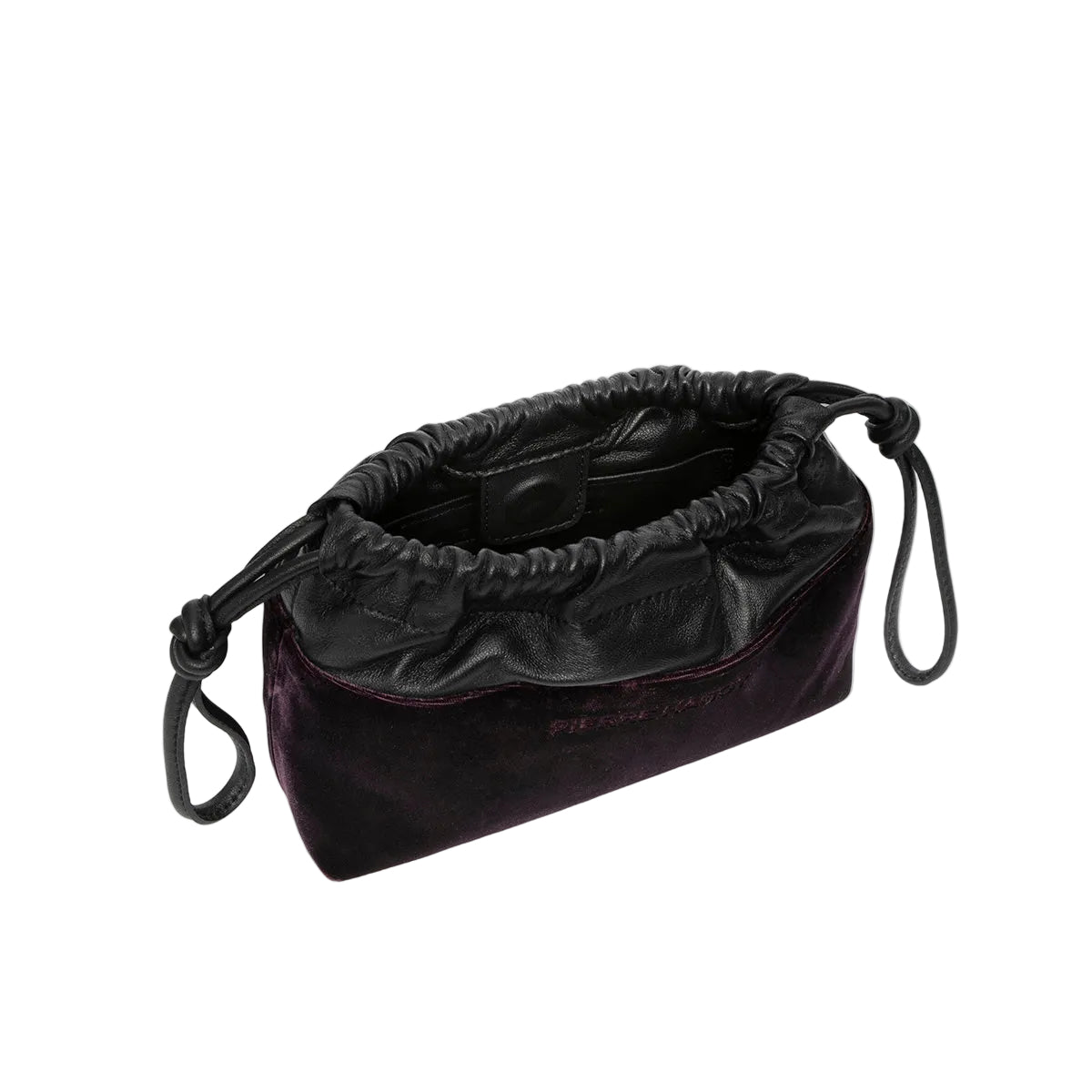 PIERRE HARDY [ピエールアルディ] / TWIN MINI POUCH (BLACK PLUM)〔ツインミニポーチ〕