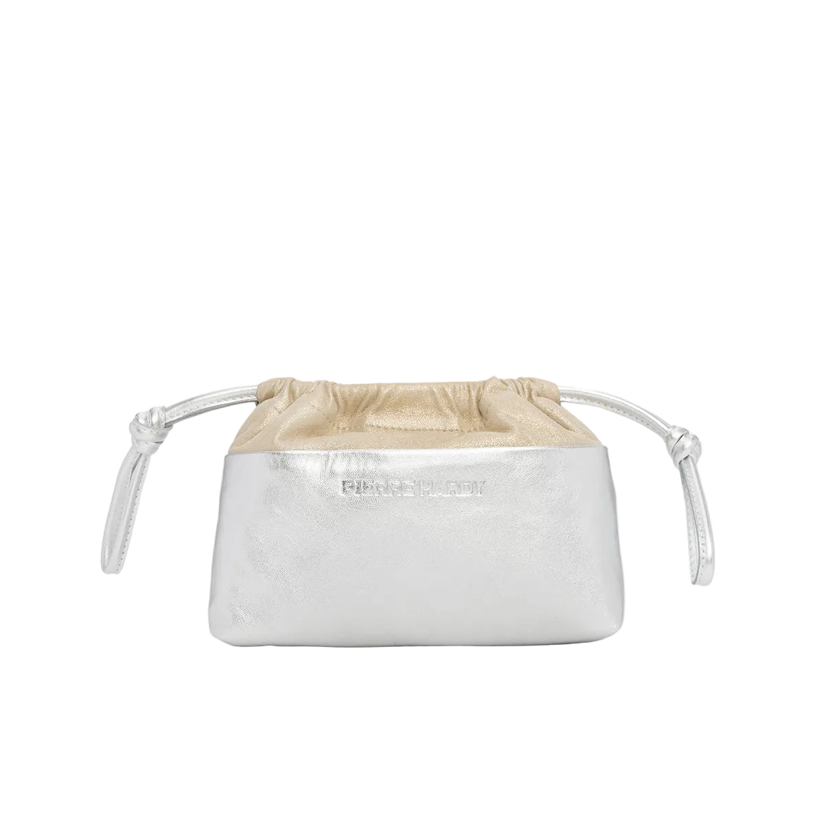PIERRE HARDY [ピエールアルディ] / TWIN MINI POUCH (CHAMPAGNE SILVER)〔ツインミニポーチ〕
