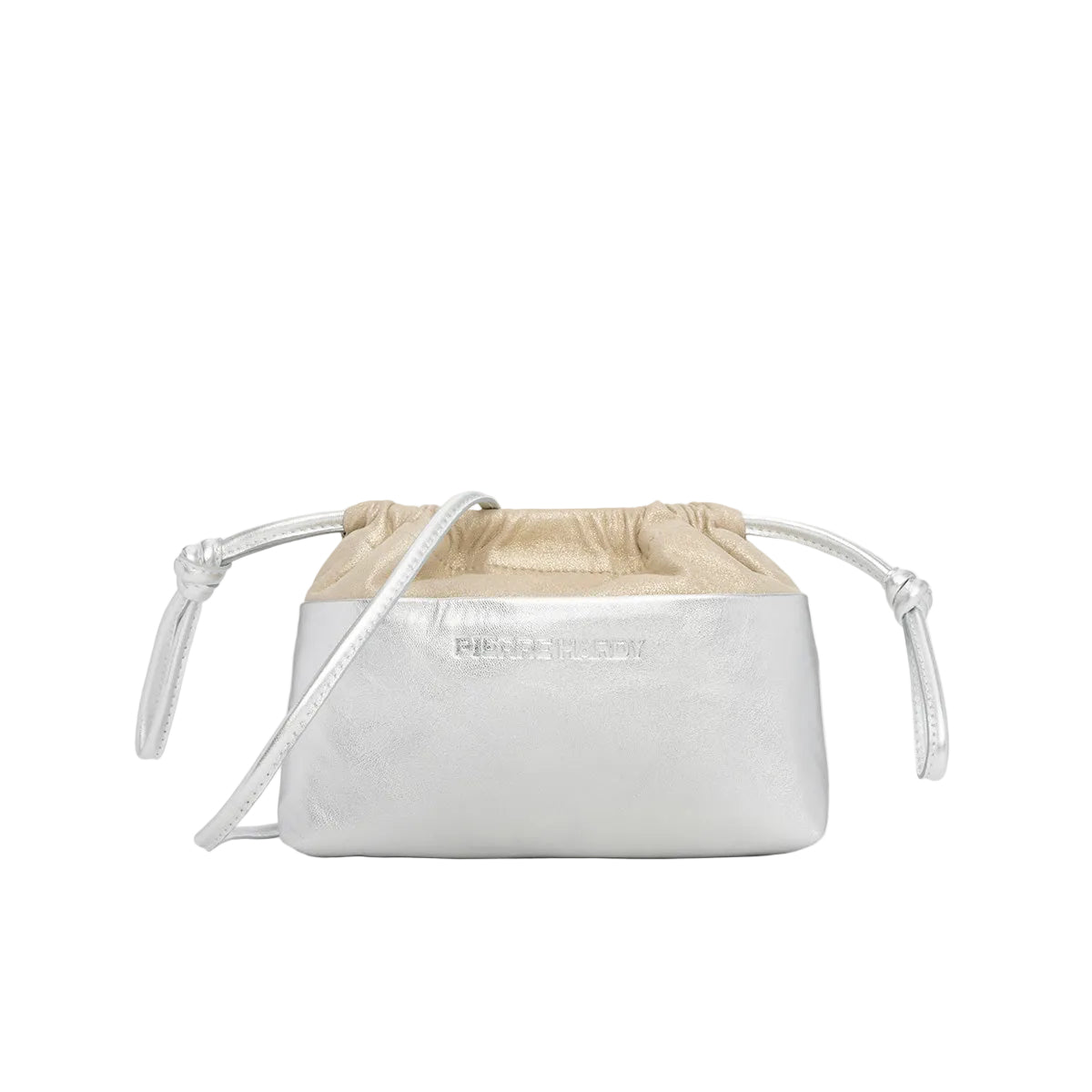 PIERRE HARDY [ピエールアルディ] / TWIN MINI POUCH (CHAMPAGNE SILVER)〔ツインミニポーチ〕