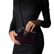 PIERRE HARDY [ピエールアルディ] / TWIN MINI POUCH (BLACK PLUM)〔ツインミニポーチ〕