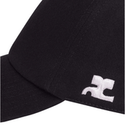 Courrèges [クレージュ] /  AC COTTON CAP〔コットン キャップ〕（black）