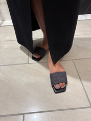 Courrèges [クレージュ] / SHADOW SLIPPERS (GRAY) [シャドウスリッパ]