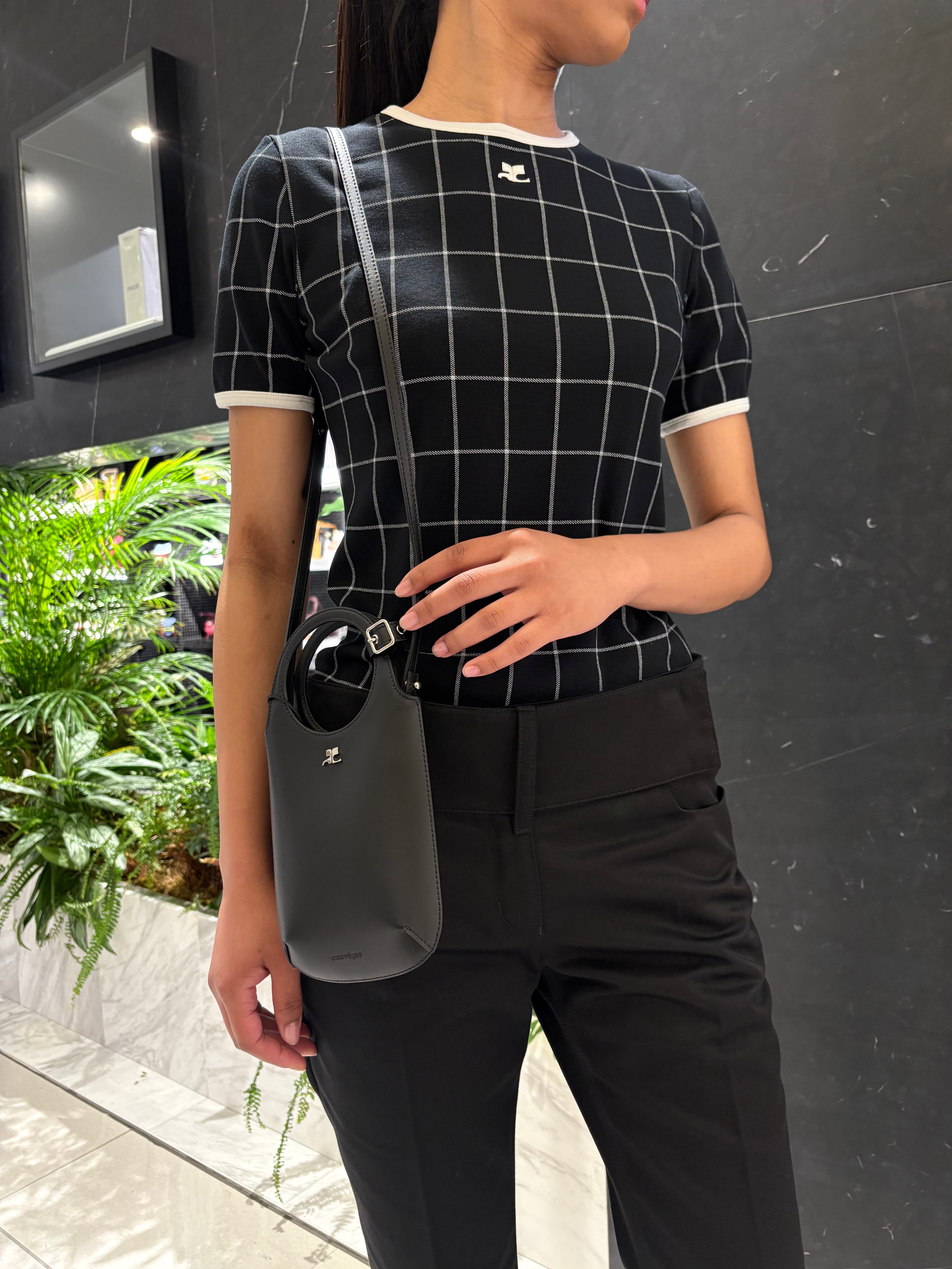 Courrèges [クレージュ] / SLIM HOLY BAG (BLACK) [スリムホーリーバッグ]