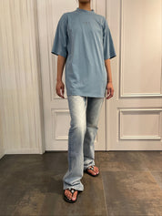 BALENCIAGA〔バレンシアガ〕/ MEDIUM FIT T-SHIRT (LIGHT BLUE)〔ミディアムフィットティーシャツ〕