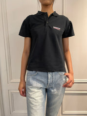 BALENCIAGA〔バレンシアガ〕/ LOGO EMBROIDERY POLO SHIRT (BLACK)〔ロゴエンブロイダリーポロシャツ〕