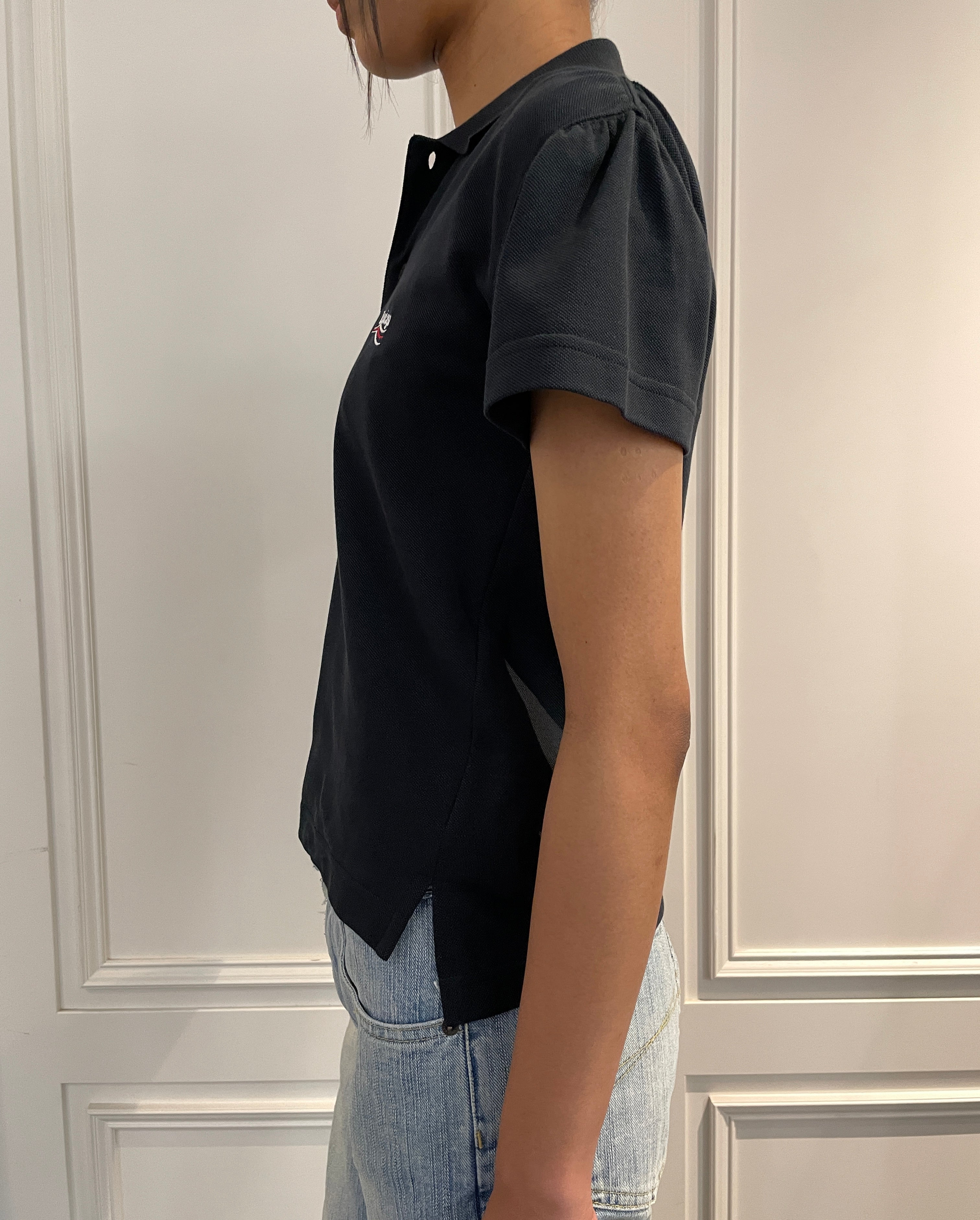 BALENCIAGA〔バレンシアガ〕/ LOGO EMBROIDERY POLO SHIRT (BLACK)〔ロゴエンブロイダリーポロシャツ〕