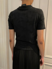 BALENCIAGA〔バレンシアガ〕/ POLAROID PARIS BY DAY SHORT SLEEVE T-SHIRT (BLACK)〔ポラロイドパリバイデイショートスリーブティーシャツ〕