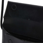 JIL SANDER [ジルサンダー] /FOLDED LEATHER SHOULDER BAG（BLACK）[フォールデッドレザーショルダーバッグ]