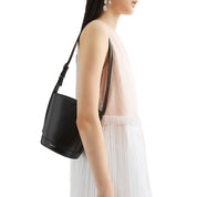JIL SANDER [ジルサンダー] / CANNOLO BUCKET SHOULDER BAG（BLACK）[カンノーロ バケットショルダー バッグ]
