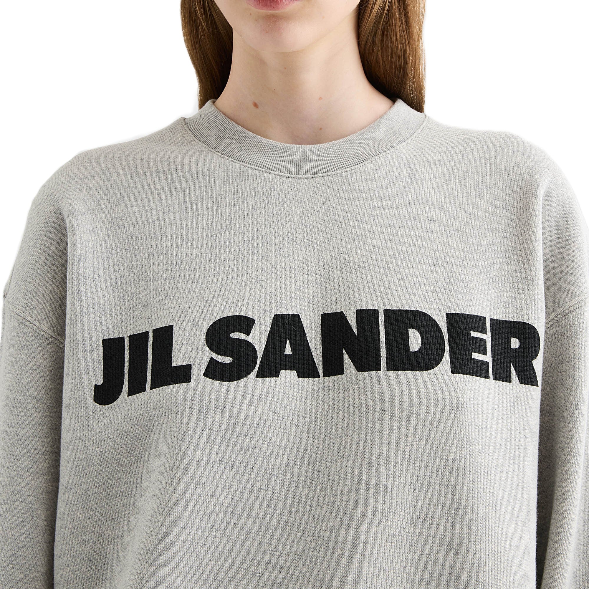 JIL SANDER [ジルサンダー] / LOGO SWEAT（GRIS PALE）[ロゴスウェット]