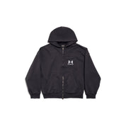 BALENCIAGA〔バレンシアガ〕/ BALENCIAGA x UNDER ARMOUR ZIP UP HOODIE (BLACK) [バレンシアガ×アンダーアーマージップアップフーディー]