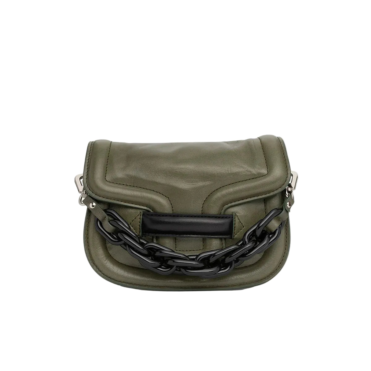 PIERRE HARDY [ピエールアルディ] / MINI ALPHA VILLE BAG (KHAKI×BLACK)〔ミニアルファヴィルバッグ〕