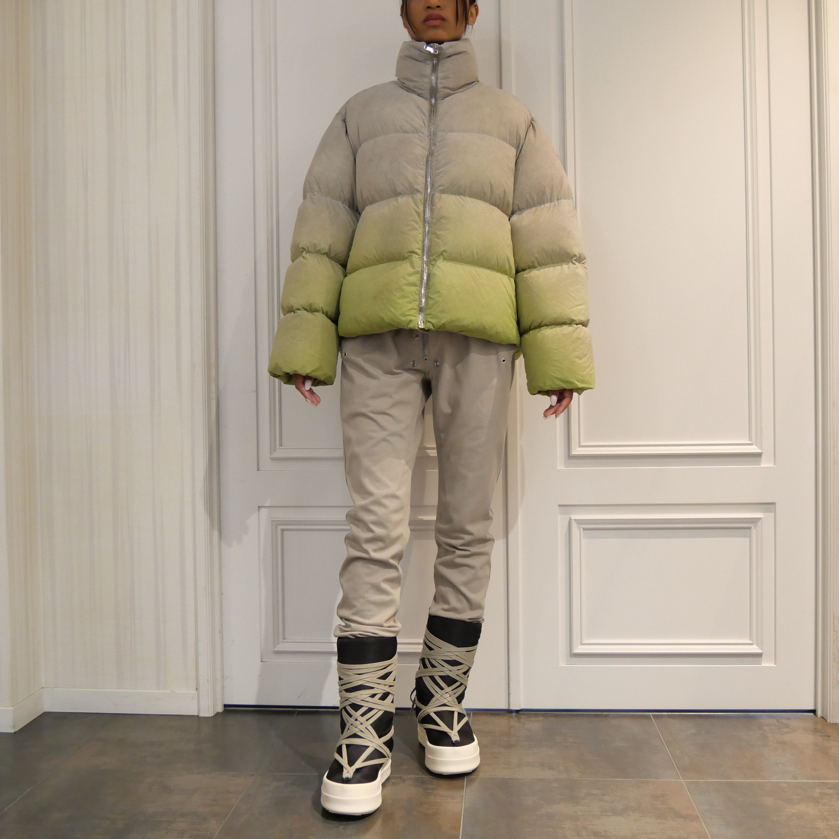 RICK OWENS × MONCLER〔リックオウエンス×モンクレール〕/CYCLOPIC PADDED JACKET(サイクロピックパデッドボンバージャケット)