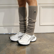 RICK OWENS × MONCLER〔リックオウエンス×モンクレール〕/THIGH HIGH STOCKINGS KNIT SOCKS(サイハイストッキングニットソックス)