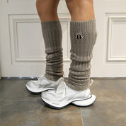 RICK OWENS × MONCLER〔リックオウエンス×モンクレール〕/THIGH HIGH STOCKINGS KNIT SOCKS(サイハイストッキングニットソックス)