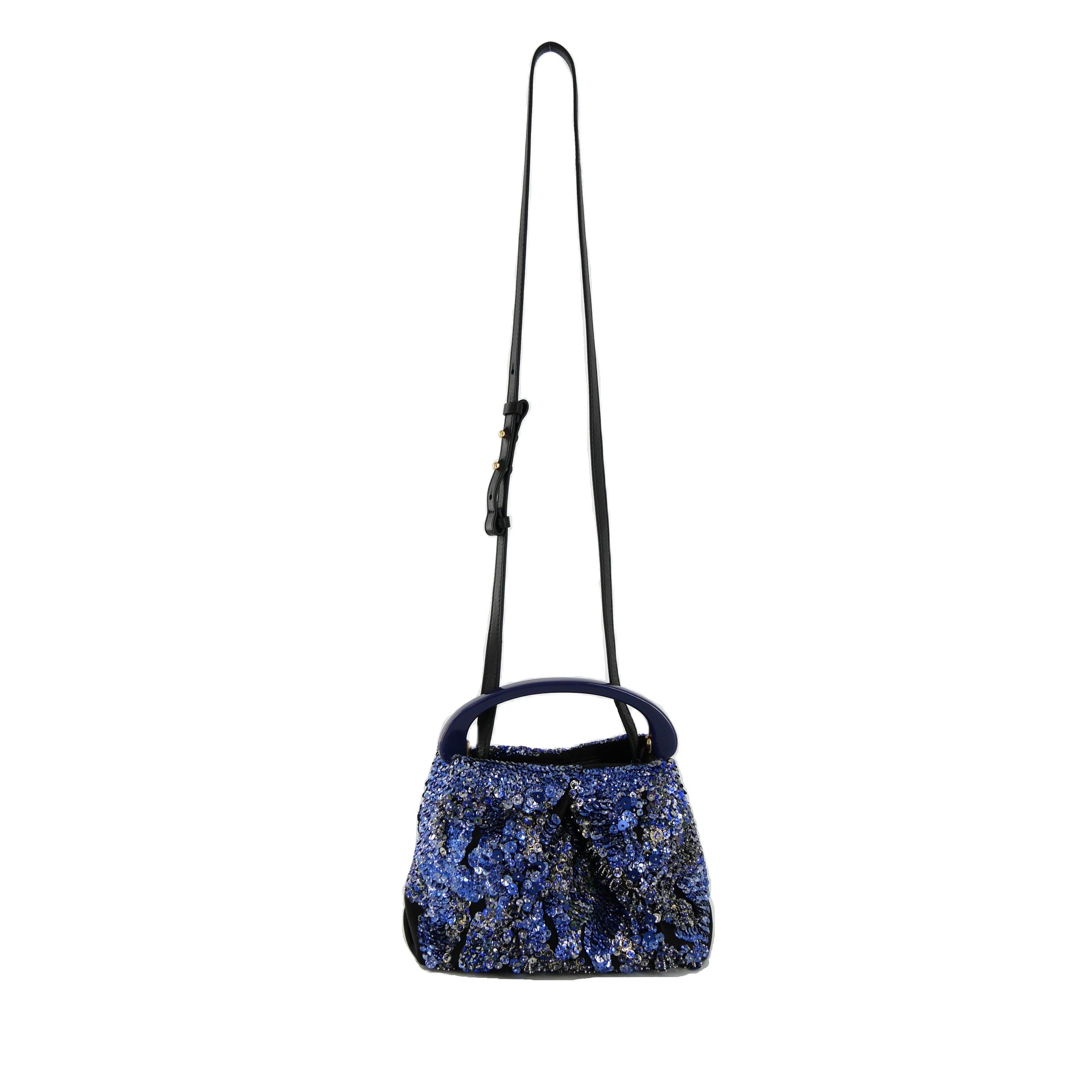 Dries Van Noten [ドリス ヴァン ノッテン] / Sequins crisp bag (blue)  [スパンコール クリスプバッグ]