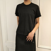 Courrèges [クレージュ] /  AC T-SHIRT〔エイシー ティーシャツ〕(BLACK）