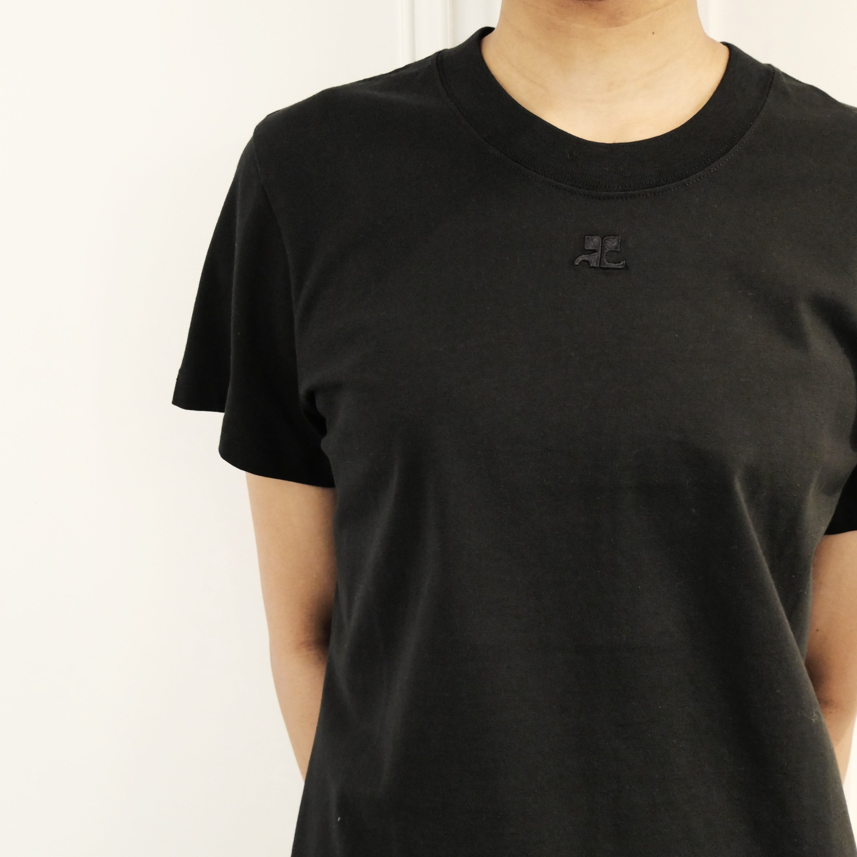 Courrèges [クレージュ] /  AC T-SHIRT〔エイシー ティーシャツ〕(BLACK）