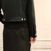 Courrèges [クレージュ] /  TWILL TRUCKER JACKET〔 ツイル トラッカー ジャケット〕(BLACK)