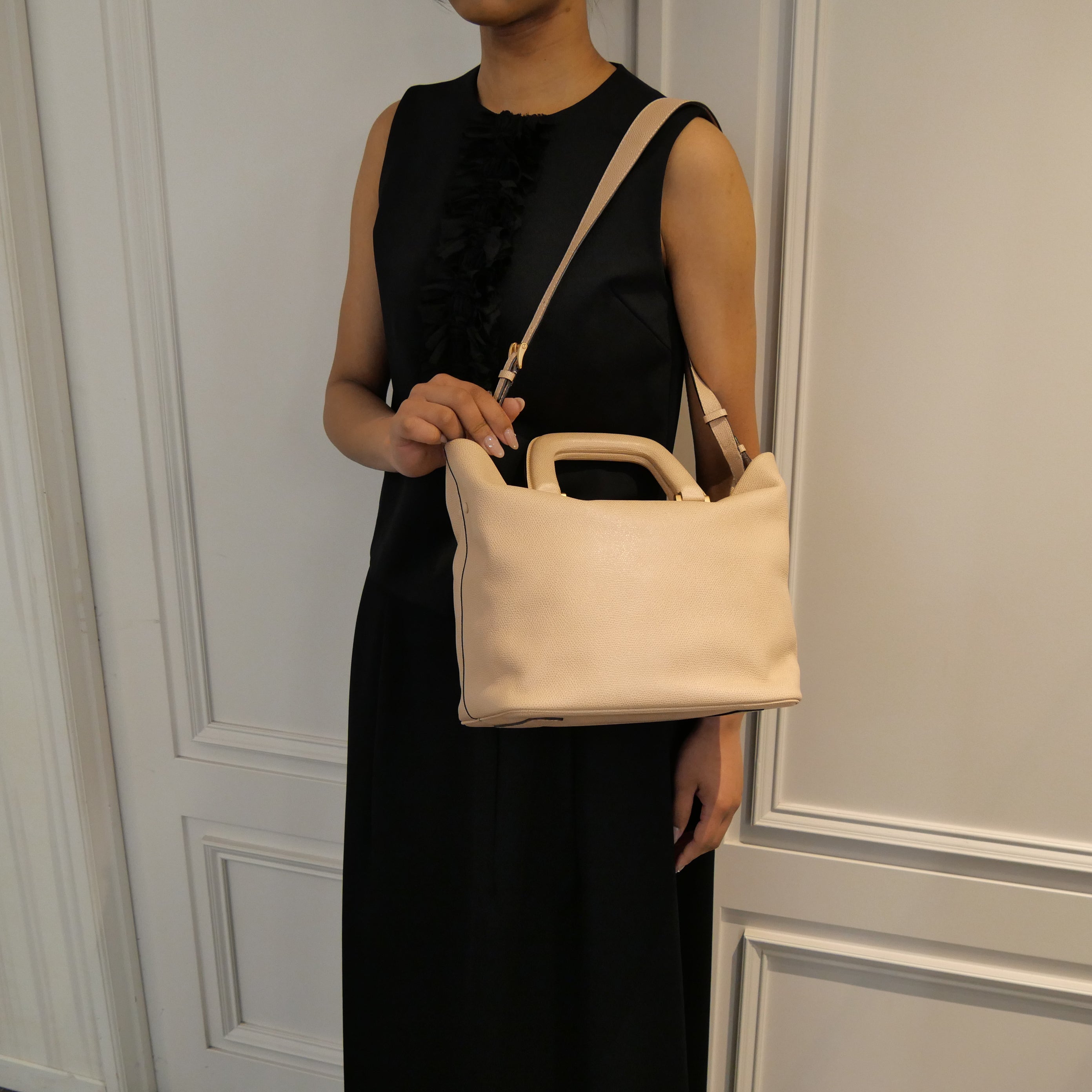 Valextra ヴァレクストラ トートバッグ　ピンク 中古 ヴァレクストラ ハンドバッグ レディース ブランド VALEXTRA