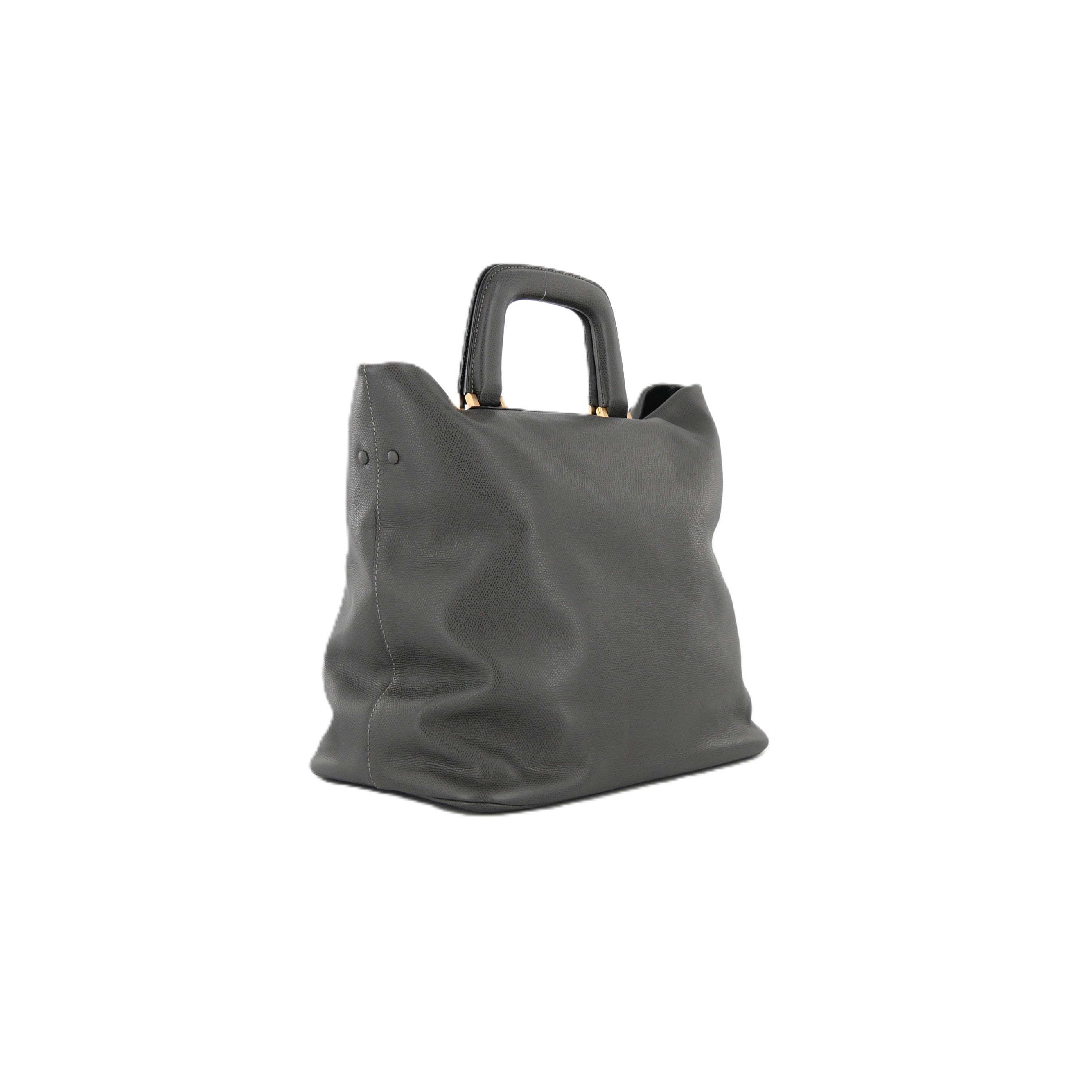 Valextra [ヴァレクストラ] / MAGNET HANDLE TOTE BAG (gray)  [マグネット ハンドル トートバッグ]