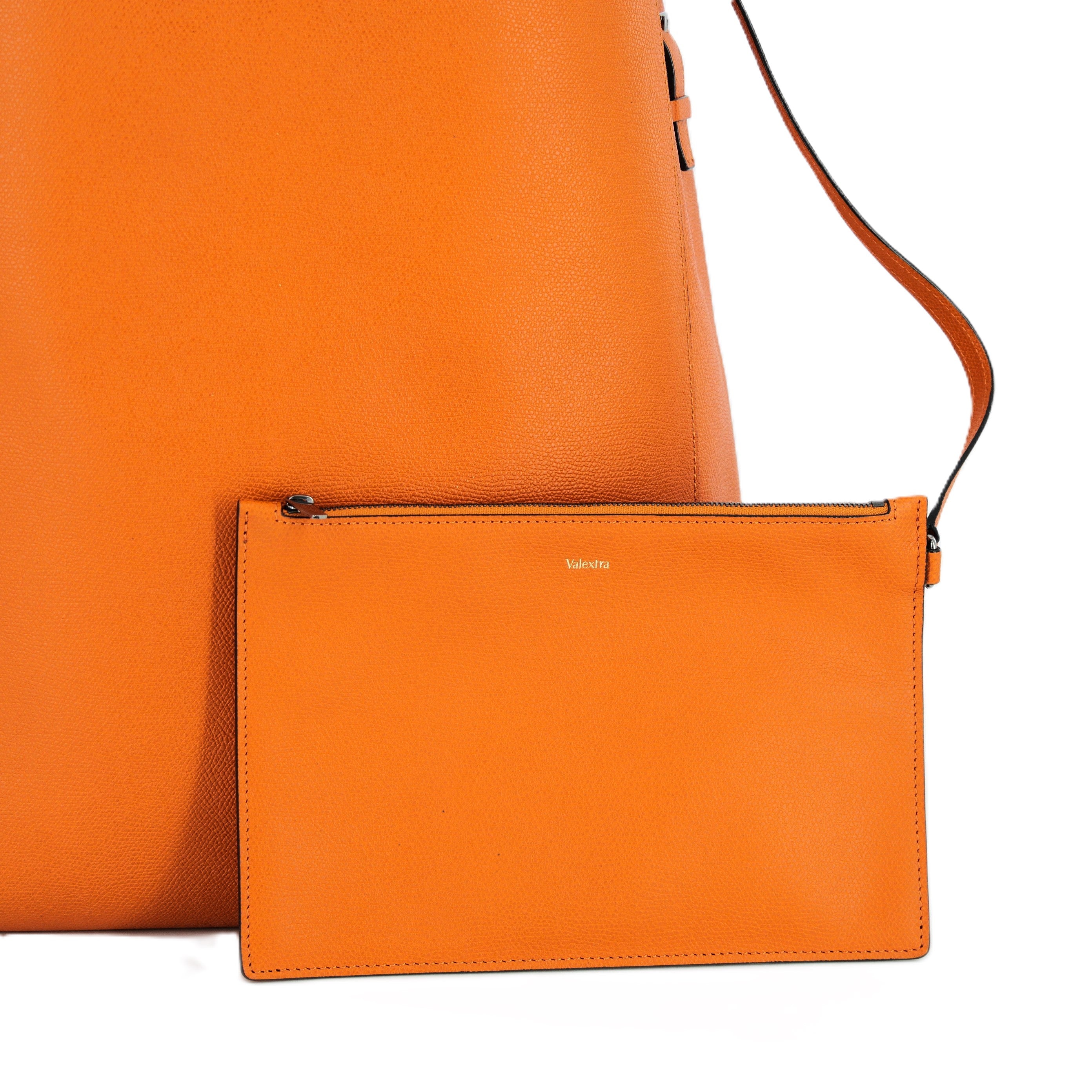 Valextra K-VAL ビジネスバッグ(オレンジ) 正規品・送料無料】Valextra / SOFT SACCA BUCKET BAG (ORANGE) | BOLS