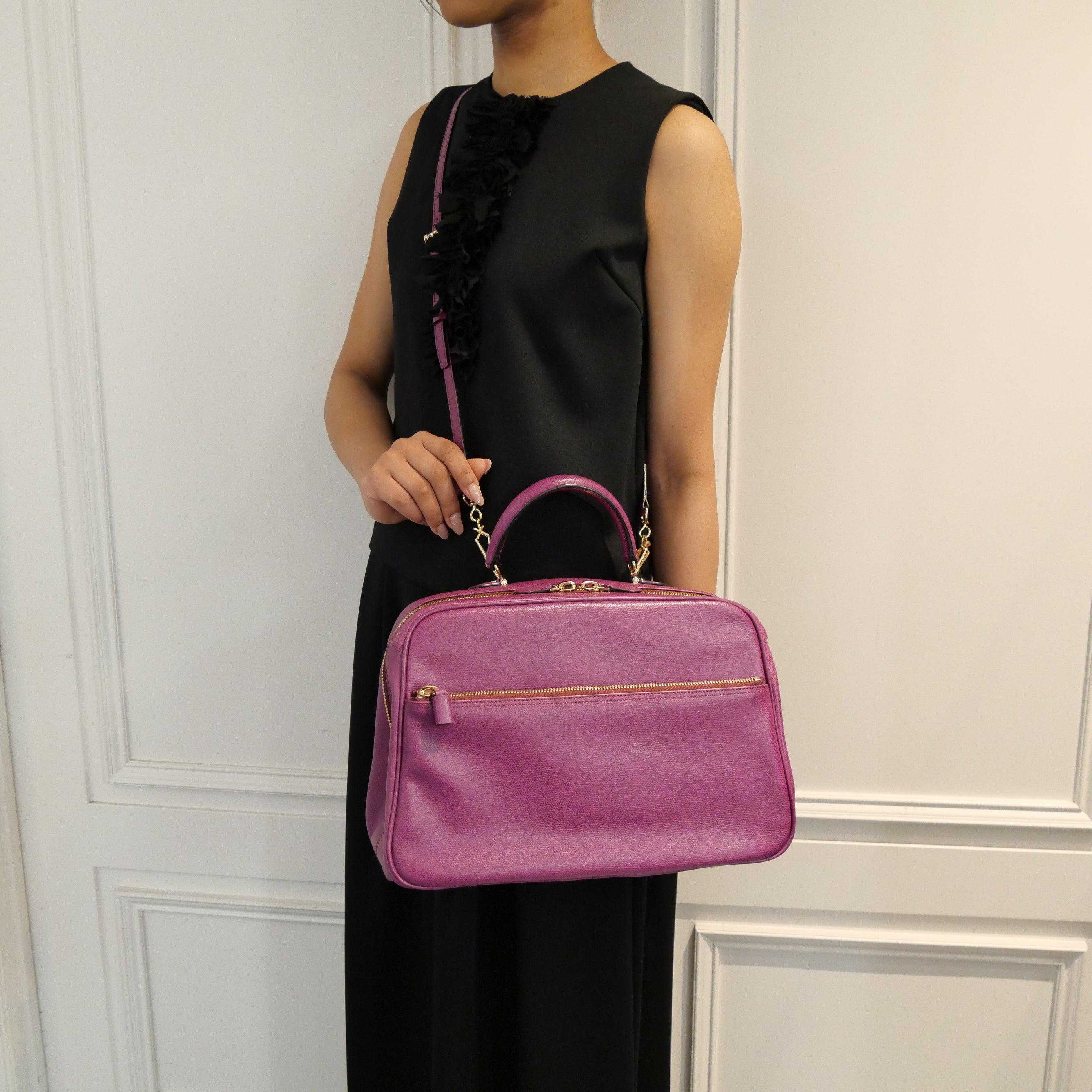 送料無料】Valextra [ヴァレクストラ] / SERIE S HAND BAG