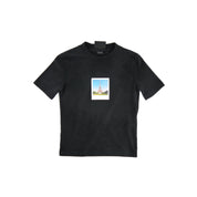 BALENCIAGA〔バレンシアガ〕/ POLAROID PARIS BY DAY SHORT SLEEVE T-SHIRT (BLACK)〔ポラロイドパリバイデイショートスリーブティーシャツ〕