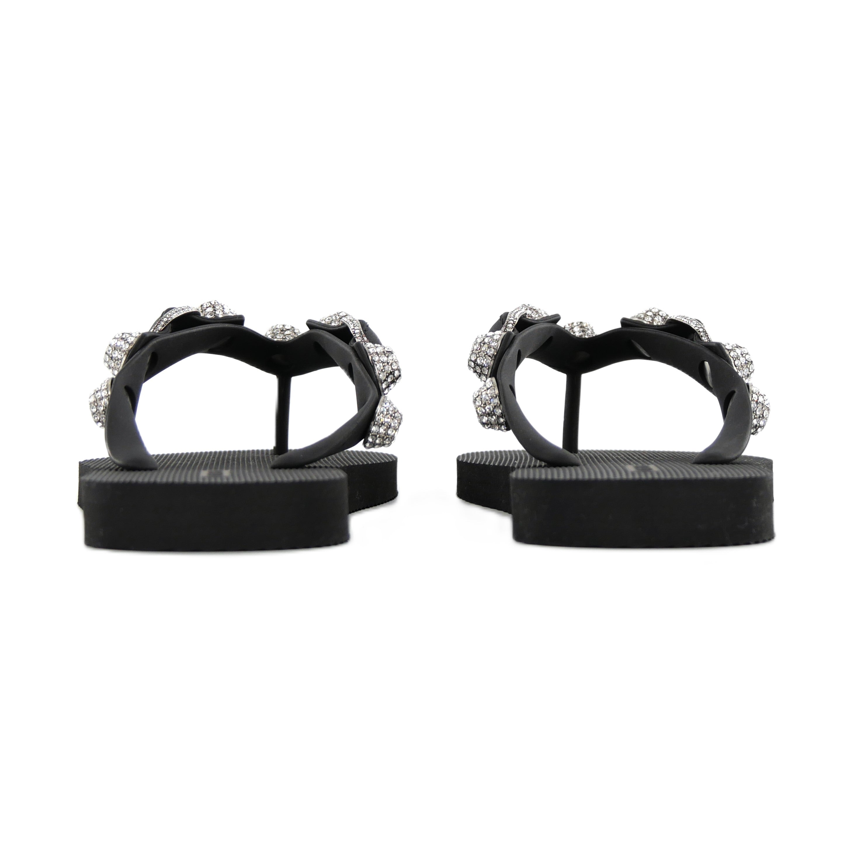 BALENCIAGA [バレンシアガ] / CAGOLE STUDDED THONG SANDALS (BLACK) [カゴールスタッズトングサンダル]