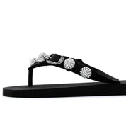 BALENCIAGA [バレンシアガ] / CAGOLE STUDDED THONG SANDALS (BLACK) [カゴールスタッズトングサンダル]